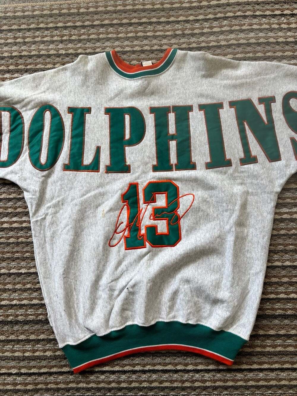 Vintage 1990s Miami Dolphins Dan Marino #13 Sweatshirt